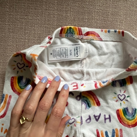 Colorful Rainbow Pajama Set - Picture 5 of 6